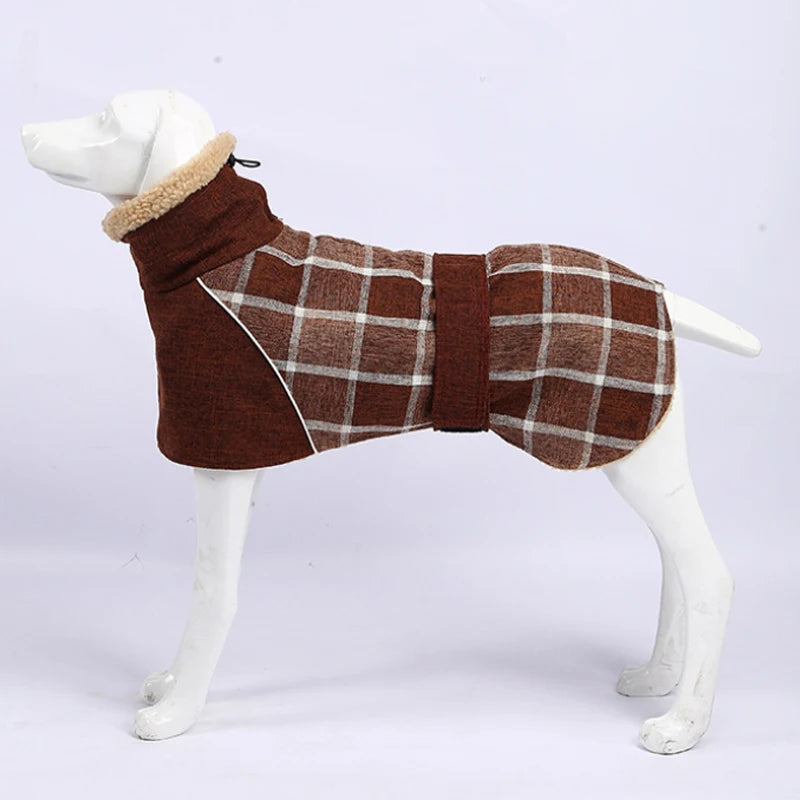 Check-Mate - belted cape